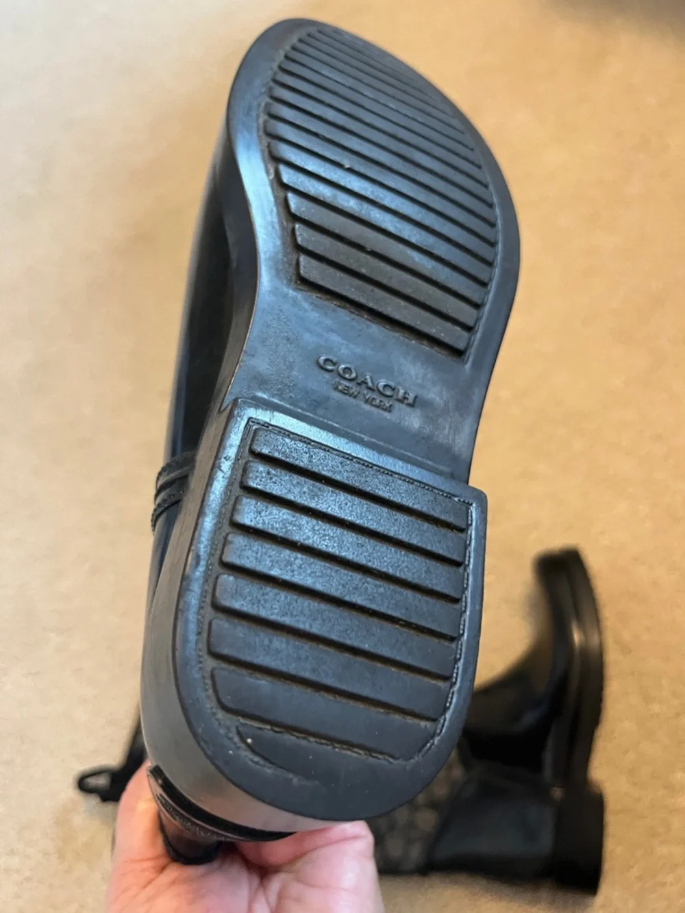 COACH Tristee Signature Lace Up Rain Boots Sz 7 – NWOT